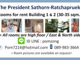 For rent The President Sathorn 14/14